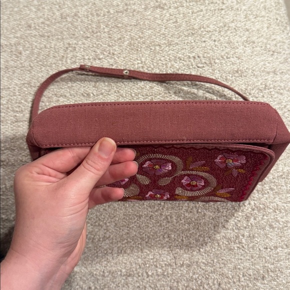 Forever By Fossil Y2K vintage embroidered floral purse - Picture 9 of 9